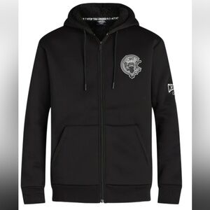 Crooks & Castles Black Zip-Up Sweater